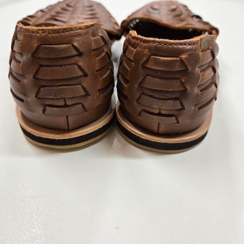 NISOLO Men’s Hurache Sandal Size 8 Brown Leather 6722 - Picture 8 of 14